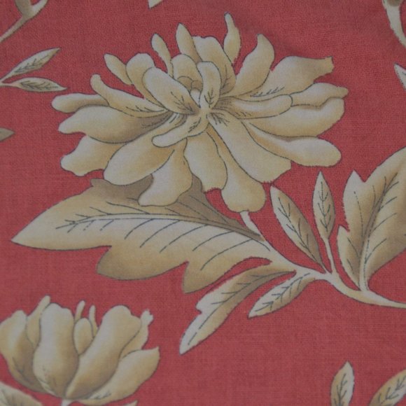 Ralph Lauren Bedding Ralph Lauren Villa Camelia Salmonredtan Queen Duvet Cover 0 Cotton